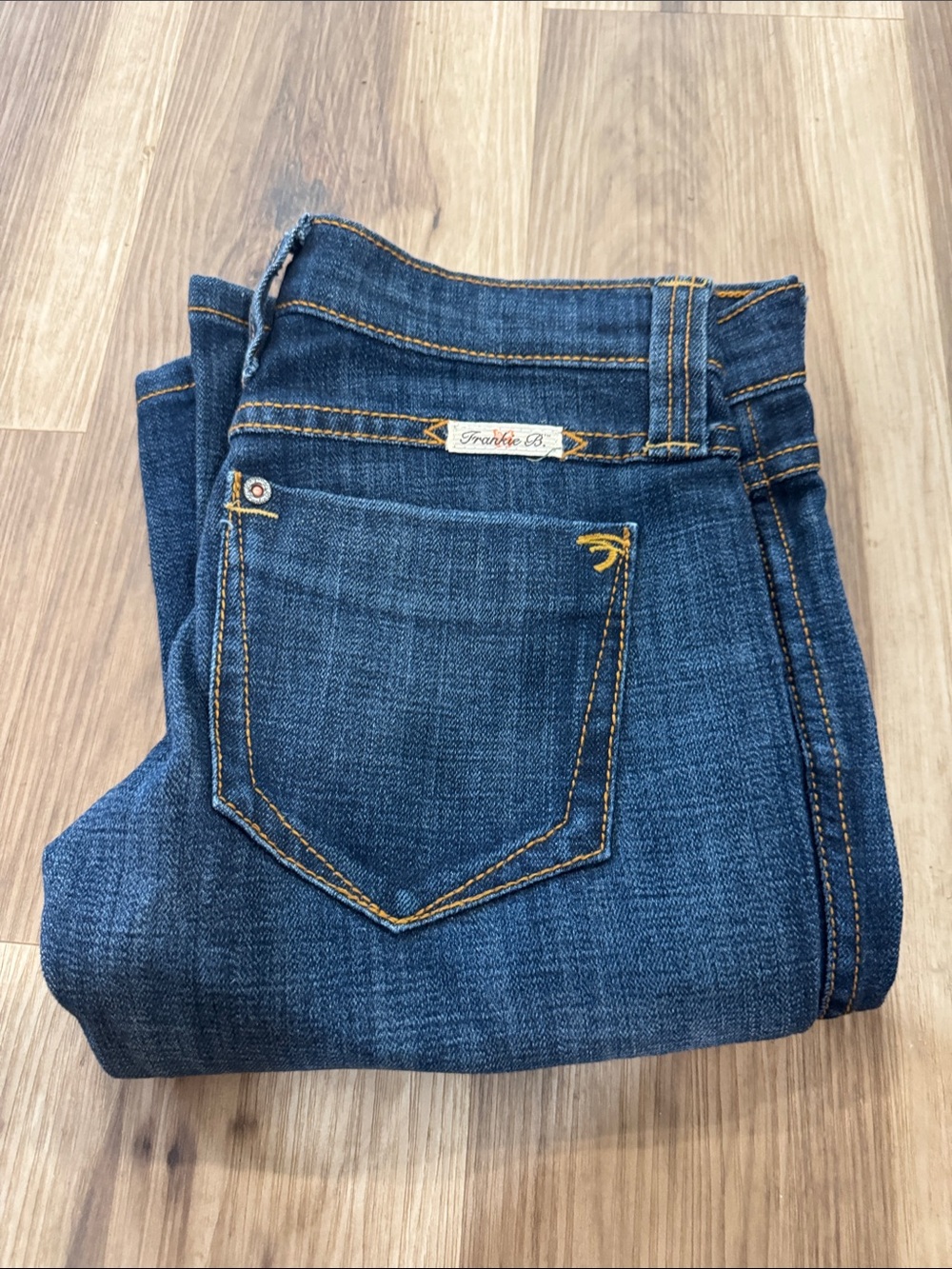 Frankie B. Women's Medium Blue Stretch Denim Jeans
